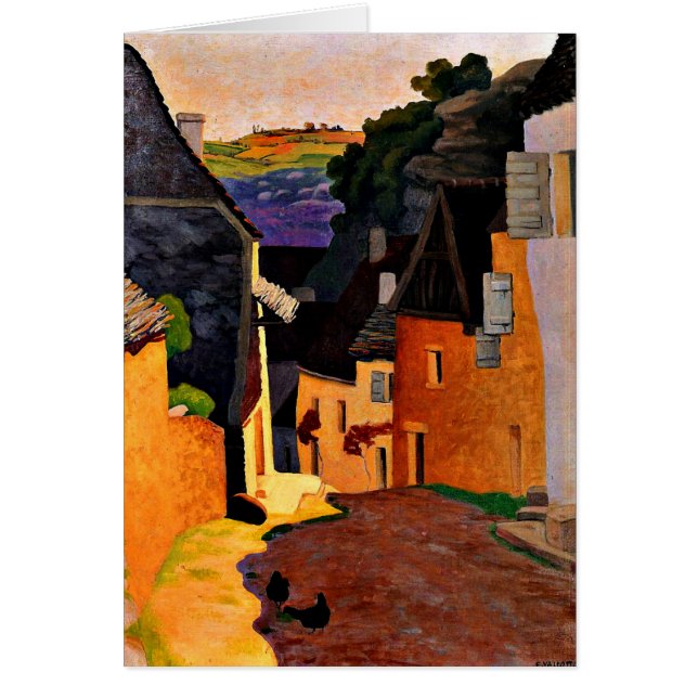Felix Vallotton - Paysage de Rocamadour (Devant)