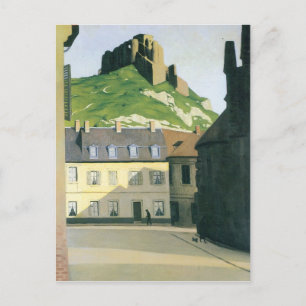 Felix Vallotton - Town square in Andlys Postcard