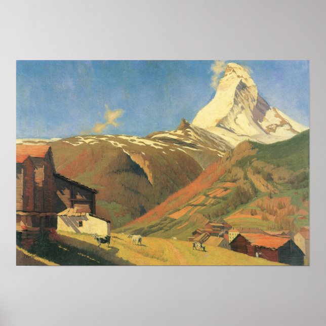 Felix Vallotton-View of Zermatt Poster (Front)