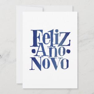 Feliz Ano Novo Holiday Card