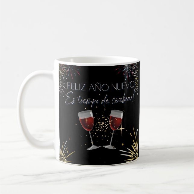 FELIZ ANO NUEVO ,ES TIEMPO DE CELEBRAR! COFFEE MUG (Left)