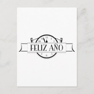 Feliz Ano Postcard