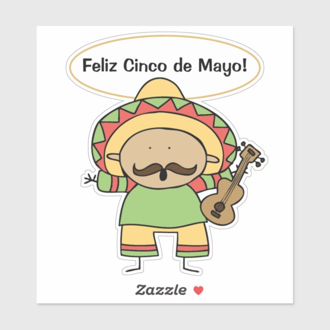 Feliz Cinco de Mayo Contour (Sheet)