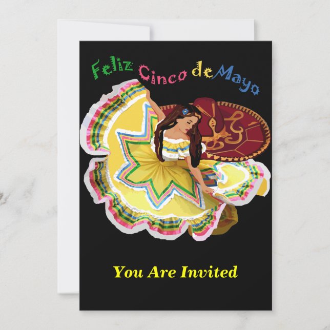 Feliz Cinco de Mayo Invitations (Front)