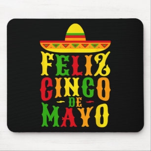 Feliz Cinco De Mayo Mexican Festival Party 1 Mouse Pad