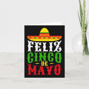 Feliz Cinco De Mayo Mexican Festival Party  Card