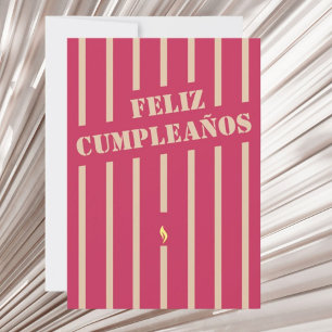 Feliz cumpleaños carte de voeux d'anniversaire esp