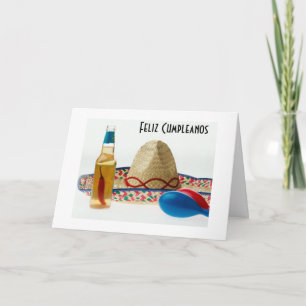 FELIZ CUMPLEANOS - DISFRUTAR - ENJOY BIRTHDAY CARD