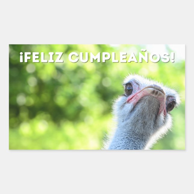 Feliz cumpleaños, Spanish happy birthday  Sticker (Front)