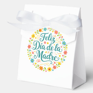 Feliz Dia De La Madre Mother's Day Calligraphy    Favor Box