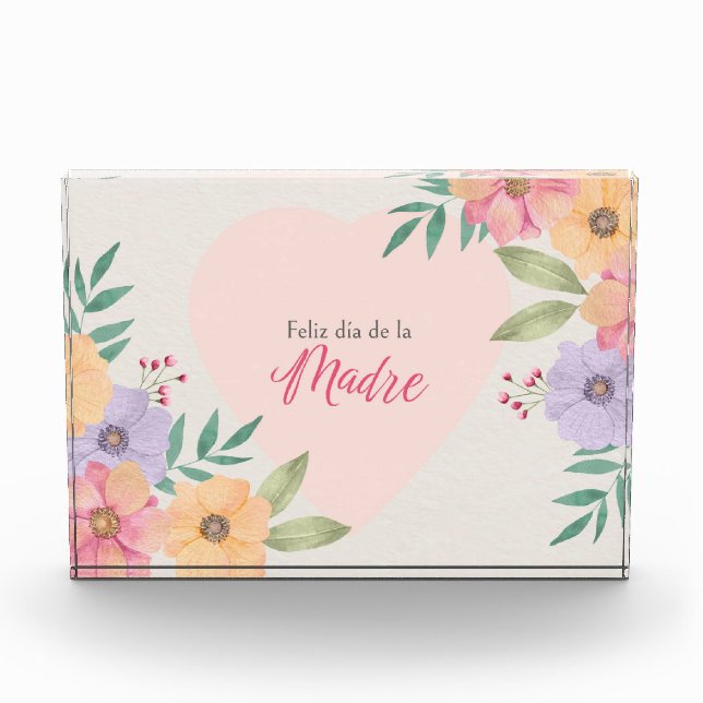 Feliz Dia De La Madre Photo Block (Front)