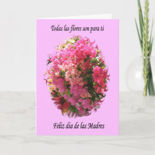 Feliz Dia de las Madres Card