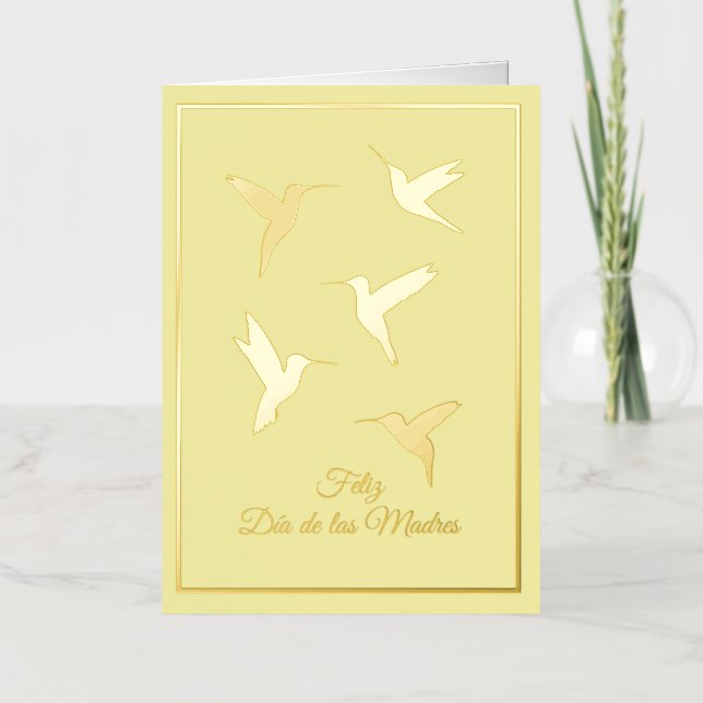 Feliz Dia De Las Madres Card (Front)