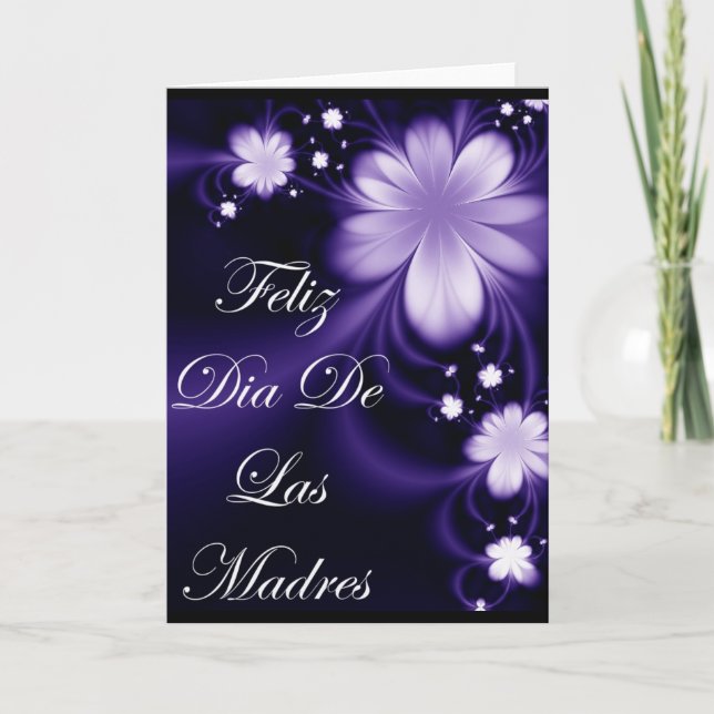 Feliz Dia De Las Madres Card (Front)