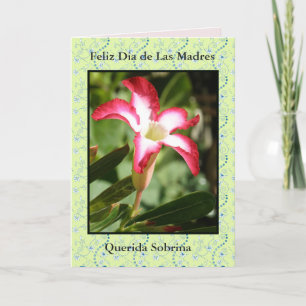 Feliz Dia de las Madres Sobrina Card