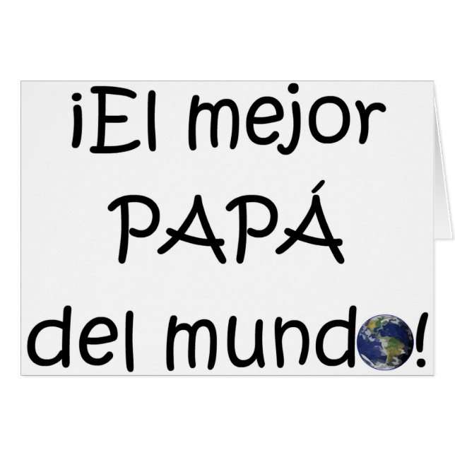 ¡ Feliz día del padre - mejor d'EL de Para ! (Devant horizontal)