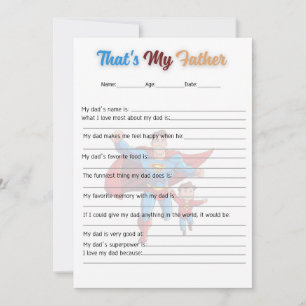 FELIZ DIA PAPA INVITATION