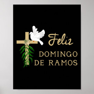 Feliz Domingo De Ramos Palm Sunday Poster