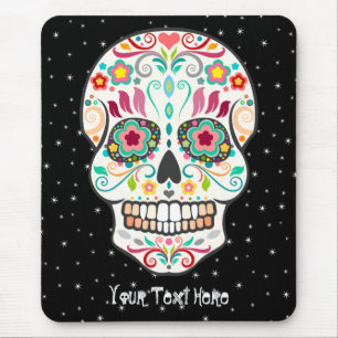 Feliz Muertos - Custom Sugar Skull Mousepad