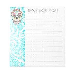 Feliz Muertos - Custom Sugar Skull Notepad
