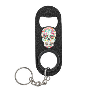 Feliz Muertos - Festive Sugar Skull Bottle Opener Keychain Bottle Opener