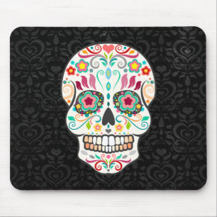 Feliz Muertos - Festive Sugar Skull Mousepad