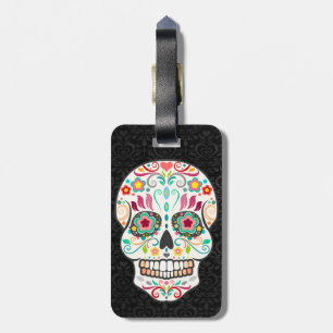 Feliz Muertos - Happy Sugar Skull Custom Tag