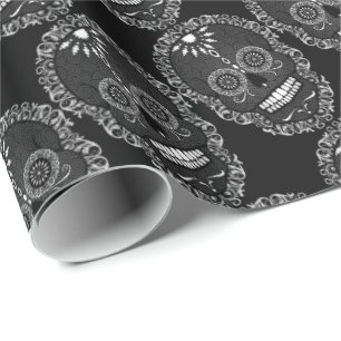 Feliz Muertos - Happy Sugar Skulls Wrapping Paper