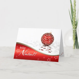 Feliz Natal. Christmas Cards in Portuguese