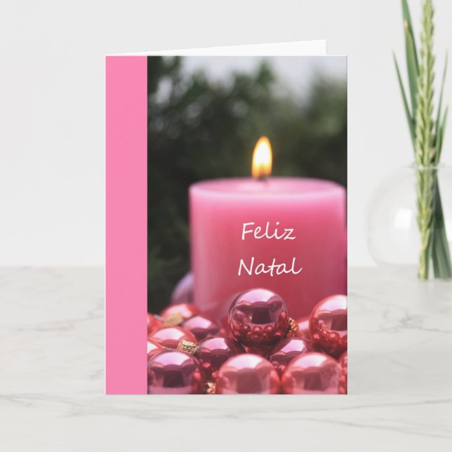 Feliz Natal, Portuguese Christmas card (Front)