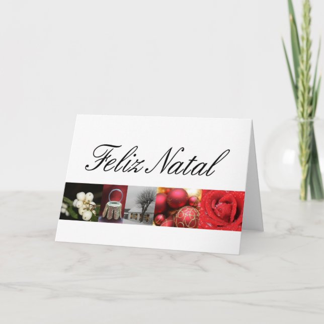 Feliz Natal, Portuguese Christmas card (Front)