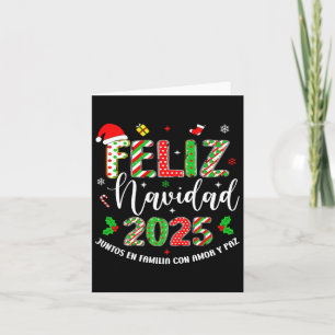 Feliz Navidad 2025 Matching Family Spanish Christm Card