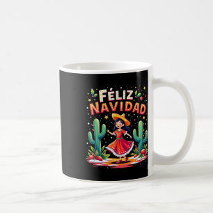 Feliz Navidad 2025 Spanish Mexican Christmas Feliz Coffee Mug