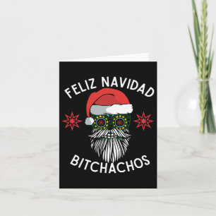 Feliz Navidad Achos Funny Spanish Merry Christmas Card