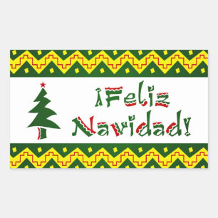 Feliz Navidad arriba Sticker