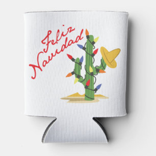 Feliz Navidad Can Cooler