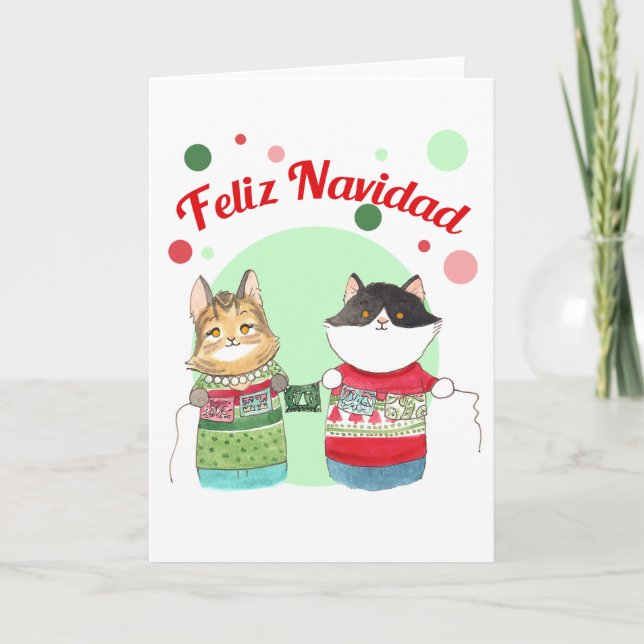 Feliz Navidad Card (Front)