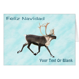 Feliz Navidad - Caribou (Reindeer) Sur Neige