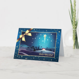 Feliz Navidad. Carte de Noël en espagnol