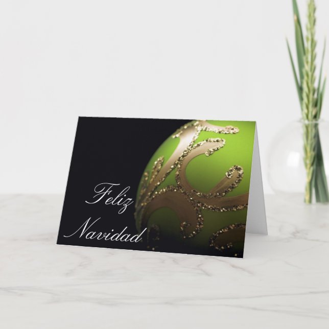 - Feliz Navidad - carte ESPAGNOLE (Devant)