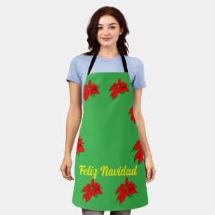 Feliz Navidad Christmas Apron