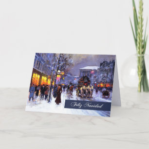 Feliz Navidad. Christmas Cards in Spanish