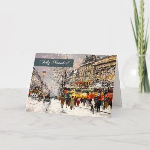 Feliz Navidad. Christmas Cards in Spanish
