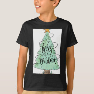 Feliz Navidad Christmas Tree T Shirt 