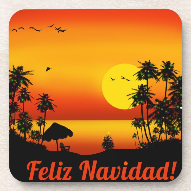 feliz Navidad Coaster (Front)