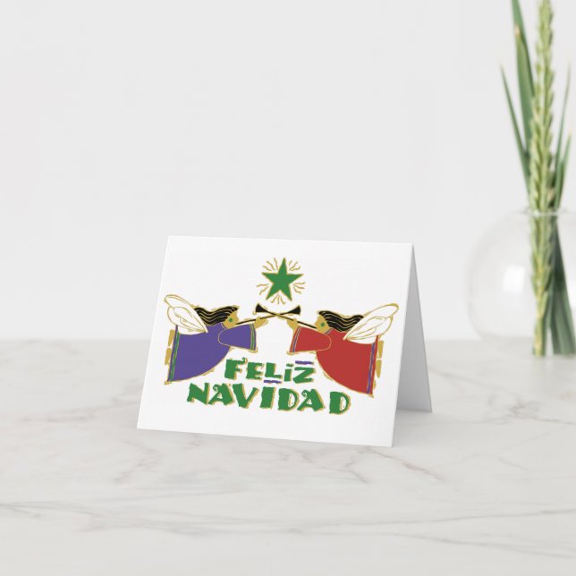 Feliz Navidad greeting card (Front)