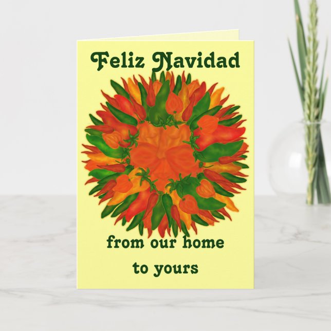 Feliz Navidad Holiday Card (Front)