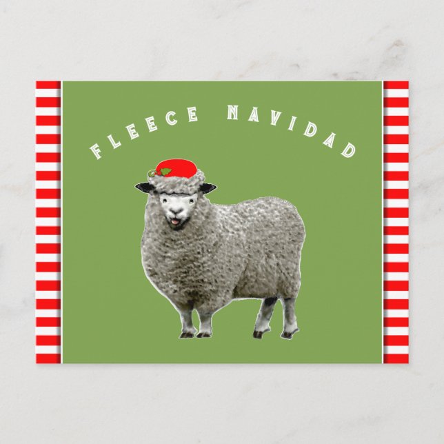 feliz navidad holiday postcard (Front)