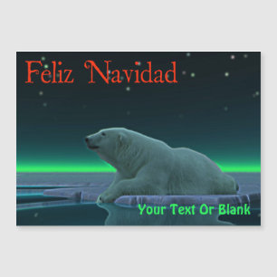 Feliz Navidad - Ice Edge Polar Bear