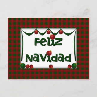 Feliz Navidad - Joyeux Noël - carte postale